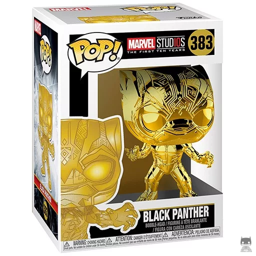 Figura Funko Pop! Black Panther (Dorado) (Marvel Studios)