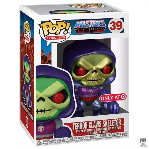 Figura Funko Pop! Skeletor Terror Claws (Metalizado) (Masters del Universo)