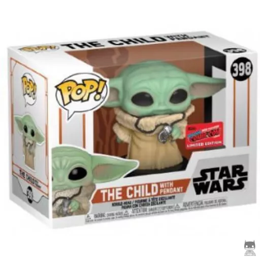 Figura Funko Pop! El Niño con colgante (Grogu (El Niño - Baby Yoda))