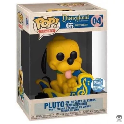Figura Funko Pop! Pluto en la atracción del tren del circo Casey Jr. (65.º aniversario de Disneyland Resort)