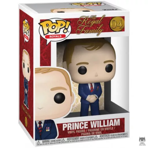 Figura Funko Pop! Príncipe Guillermo, duque de Cambridge (La familia real)