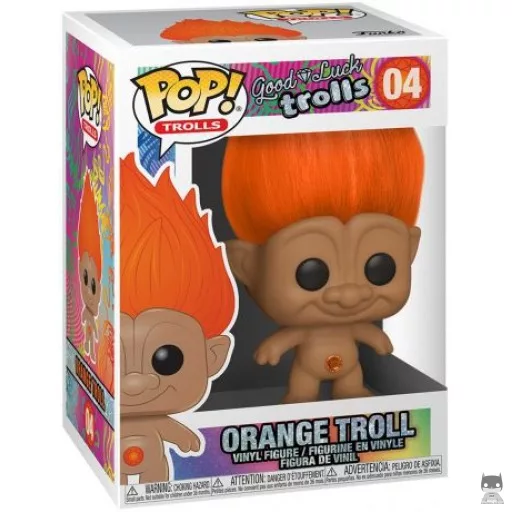 Figura Funko Pop! Troll naranja (Trolls)