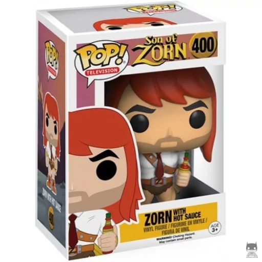 Figura Funko Pop! Zorn, defensor de Zypheria (con salsa picante) (Son of Zorn)