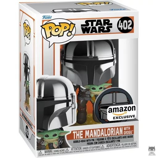 Figura Funko Pop! El Mandaloriano con Grogu (El Mandaloriano)