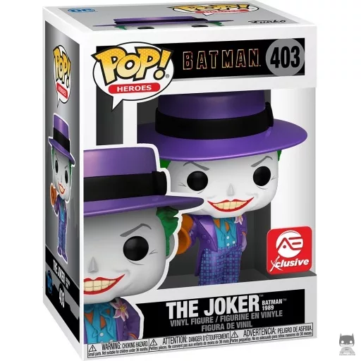 Figura Funko Pop! Joker (Batman 1989) (Metalizado) (Cuadrilogía de Batman)