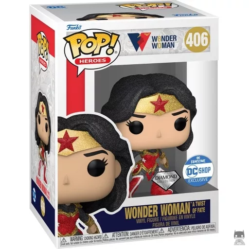 Figura Funko Pop! Wonder Woman A Twist of Fate (Purpurina de diamante) (Wonder Woman (Diana Prince))