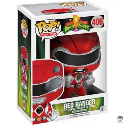 Figura Funko Pop! Ranger Rojo (Power Rangers)