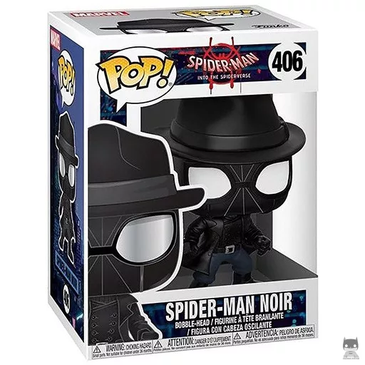 Figura Funko Pop! Spider-Man Noir (con sombrero) (Spider-Man: Un nuevo universo)