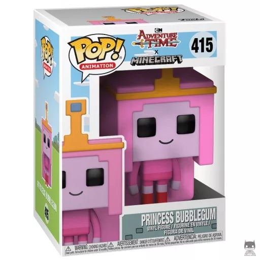 Figura Funko Pop! Princesa Chicle (Estilo Minecraft) (Hora de aventuras)