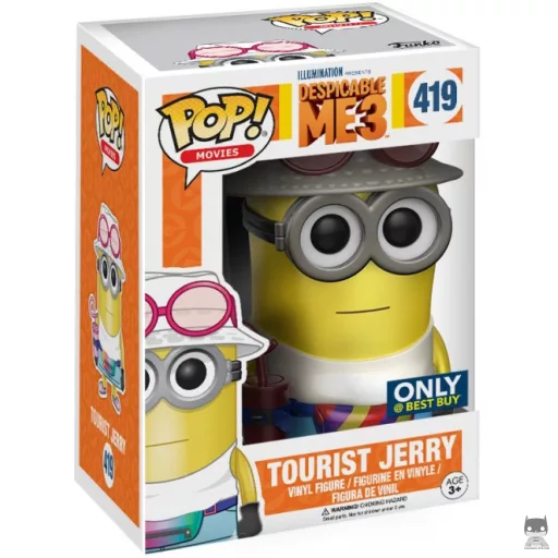 Figura Funko Pop! Jerry turista (Cromado) (Jerry)