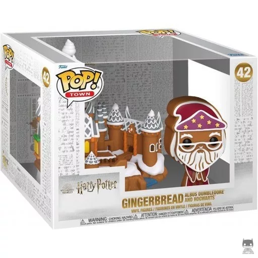 Figura Funko Pop! Albus Dumbledore de jengibre y Hogwarts (Harry Potter)
