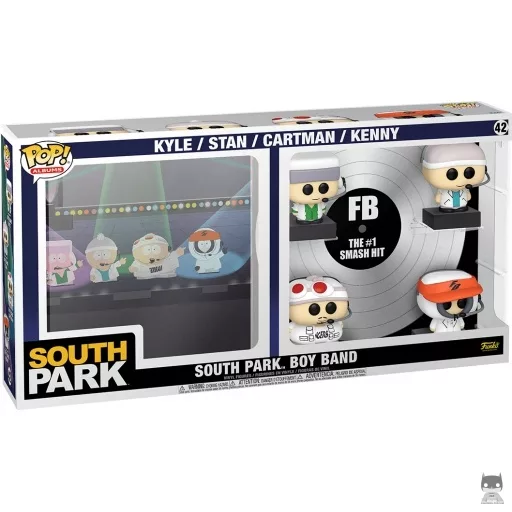 Figura Funko Pop! Boy band de South Park (Kyle, Stan, Cartman & Kenny) (Pop!APalooza 2022)