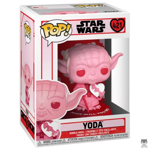 Figura Funko Pop! Yoda (Rosa) (Star Wars (San Valentín))