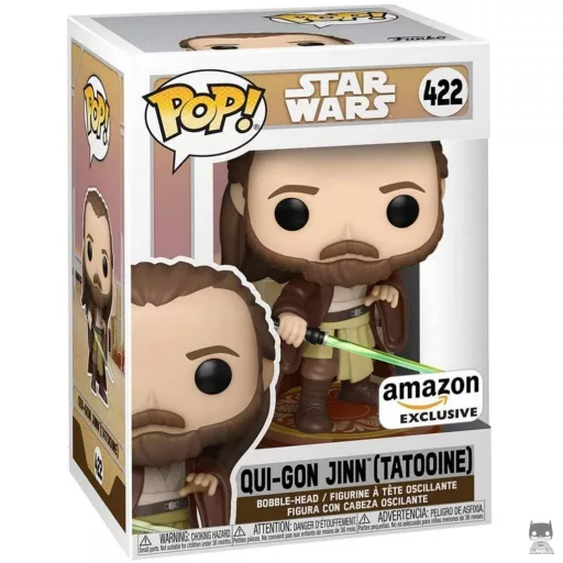 Figura Funko Pop! Qui-Gon Jinn en Tatooine (Qui Gon Jinn)