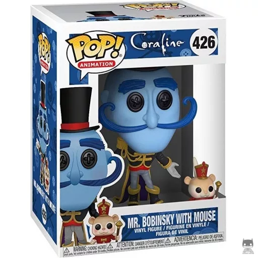 Figura Funko Pop! Mr. Bobinsky con ratón (Los mundos de Coraline)