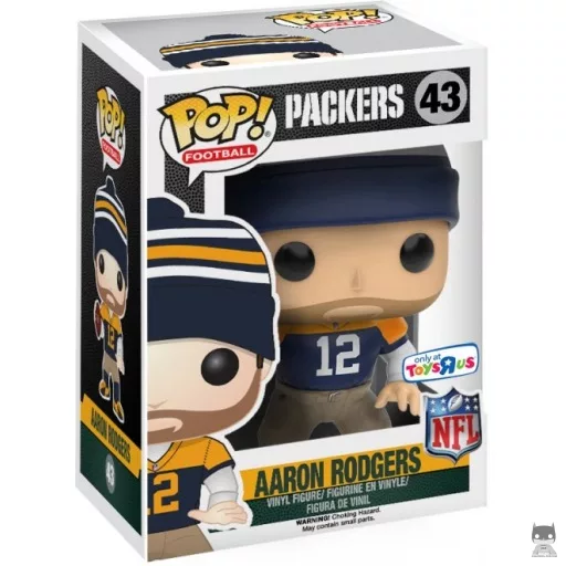 Figura Funko Pop! Aaron Rodgers (Camiseta retro) (Toys'R'Us)