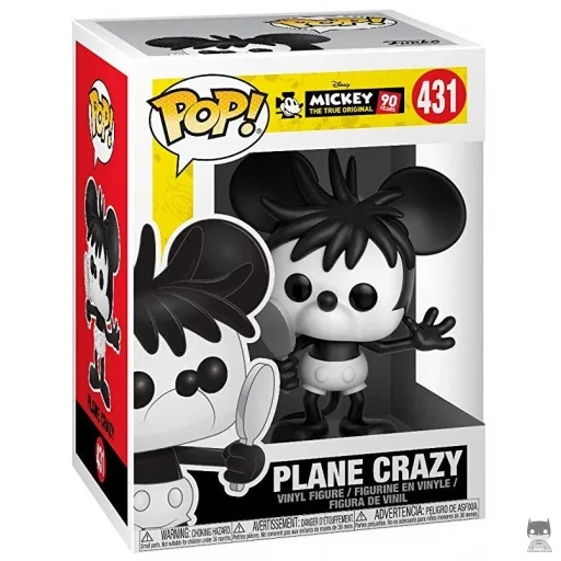 Figura Funko Pop! Mickey Mouse Plane Crazy (Mickey Mouse 90 años)