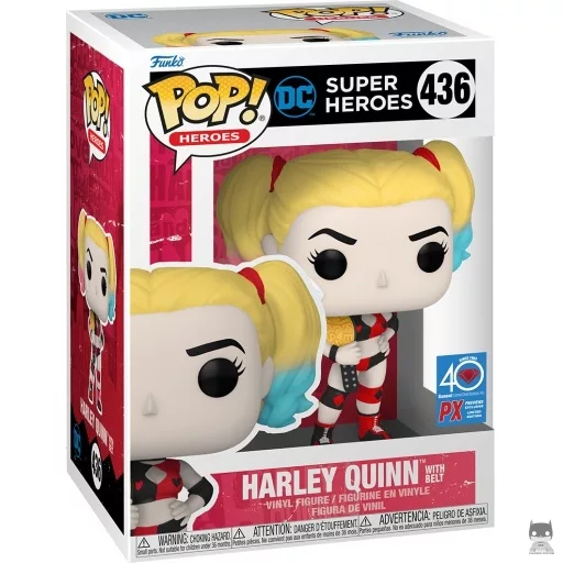 Figura Funko Pop! Harley Quinn con cinturón (Harley Quinn (Harleen Quinzel))