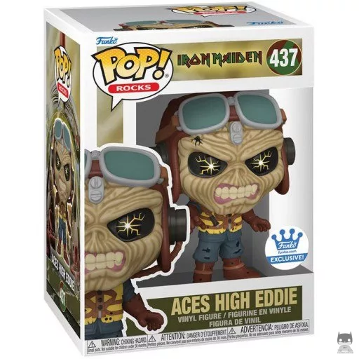 Figura Funko Pop! Eddie Aces High (Iron Maiden)