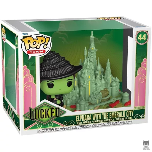Figura Funko Pop! Elphaba con Ciudad Esmeralda (Wicked)