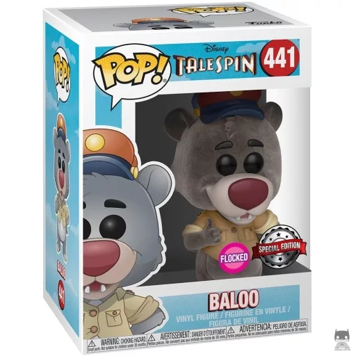 Figura Funko Pop! Baloo Bear (Flocado) (Aventureros del aire)
