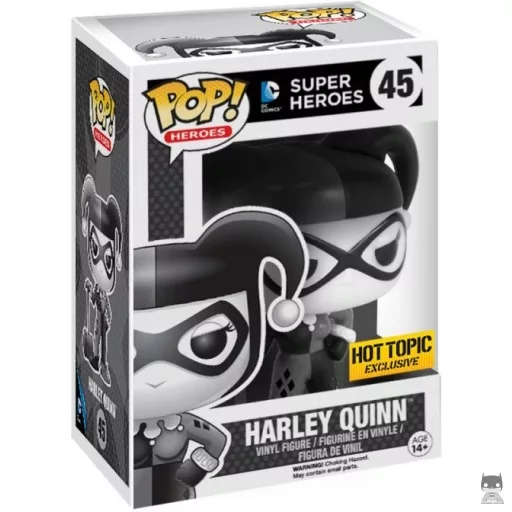 Figura Funko Pop! Harley Quinn (Blanco y negro) (Harley Quinn (Harleen Quinzel))