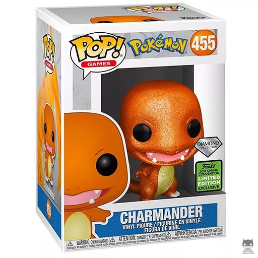 Figura Funko Pop! Charmander (Purpurina de diamante) (Charmander)