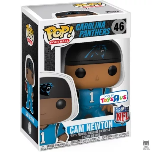 Figura Funko Pop! Cam Newton (Camiseta azul) (Toys'R'Us)