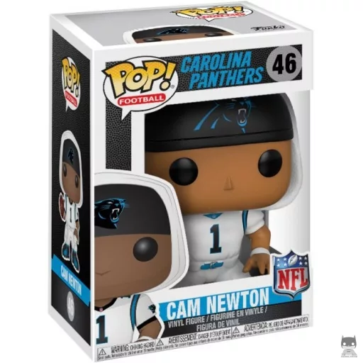 Figura Funko Pop! Cam Newton (Panthers blanco) (Cam Newton)