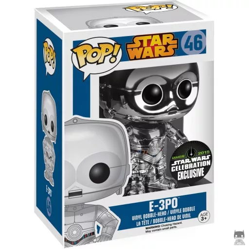 Figura Funko Pop! E-3PO (Plateado) (Star Wars: Episodio I, La amenaza fantasma)