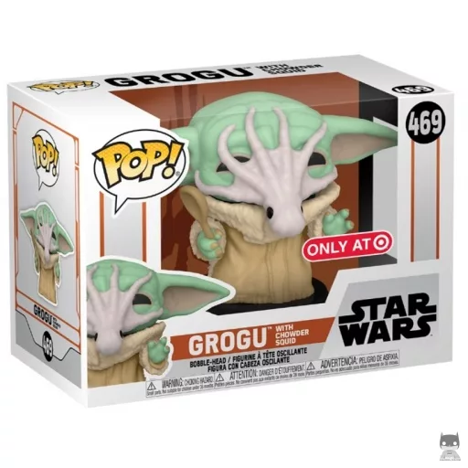 Figura Funko Pop! Grogu con calamar de sopa (Grogu (El Niño - Baby Yoda))