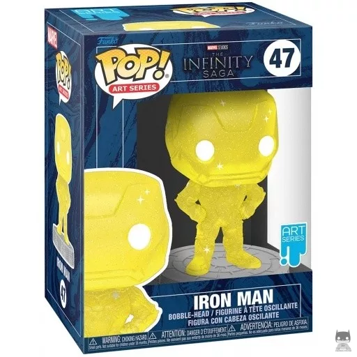 Figura Funko Pop! Iron Man (Amarillo) (La saga del Infinito)