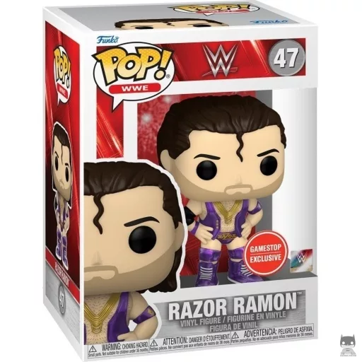 Figura Funko Pop! Razor Ramon (Morado & Metalizado) (WWE)