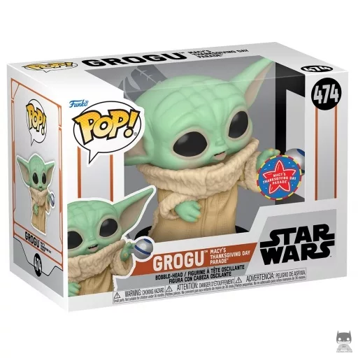 Figura Funko Pop! Grogu Macy's (Desfile de Acción de Gracias) (Macy's Thanksgiving Day Parade)