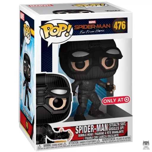 Figura Funko Pop! Spider-Man (Traje sigiloso con gafas levantadas) (Spider-Man: Lejos de casa)