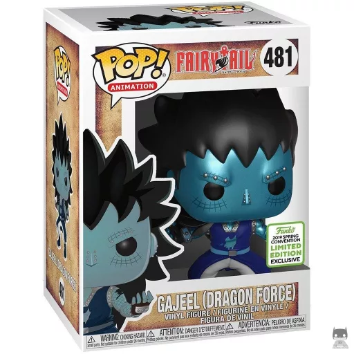 Figura Funko Pop! Gajeel Escamas de Dragón (Metalizado) (Fairy Tail)