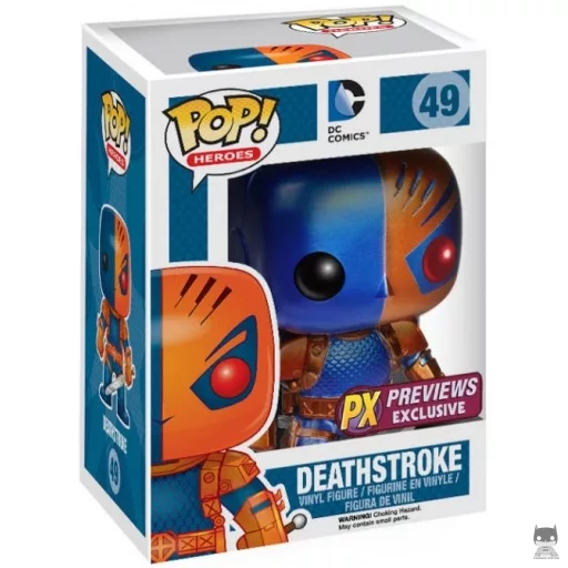 Figura Funko Pop! Deathstroke (Metalizado) (Previews PX)