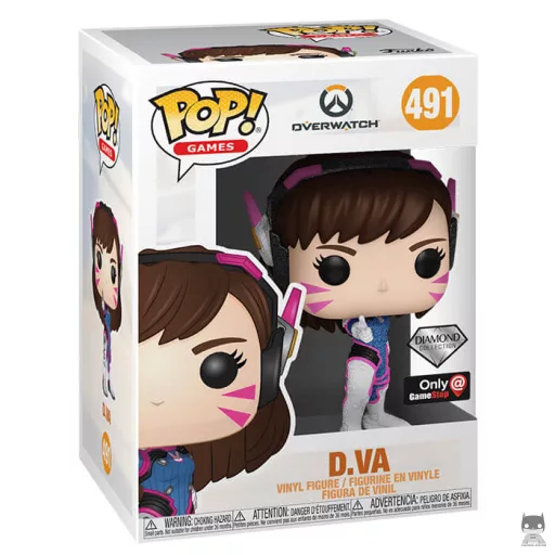 Figura Funko Pop! D. Va (Purpurina de diamante) (Overwatch)