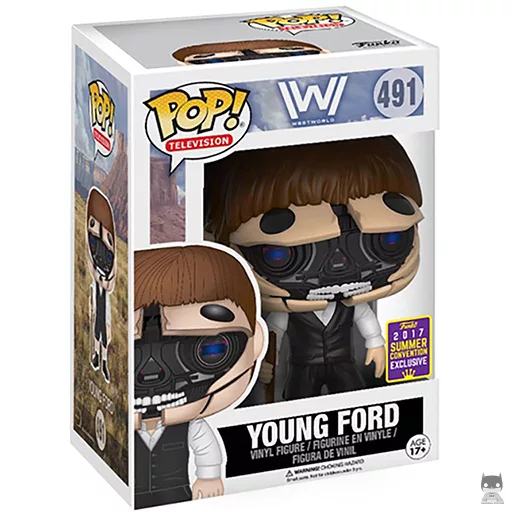 Figura Funko Pop! Ford joven (Robótico) SDCC (Westworld)