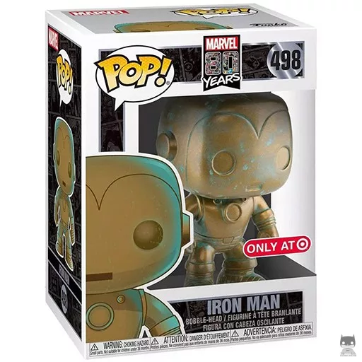 Figura Funko Pop! Iron Man (Pátina) (Marvel 80 años)