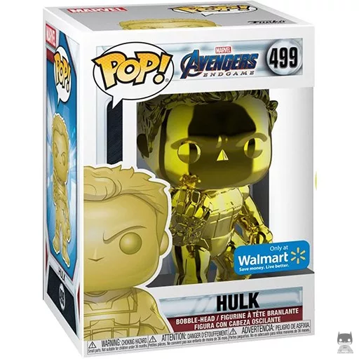 Figura Funko Pop! Hulk (Amarillo cromado) (Hulk (Bruce Banner))