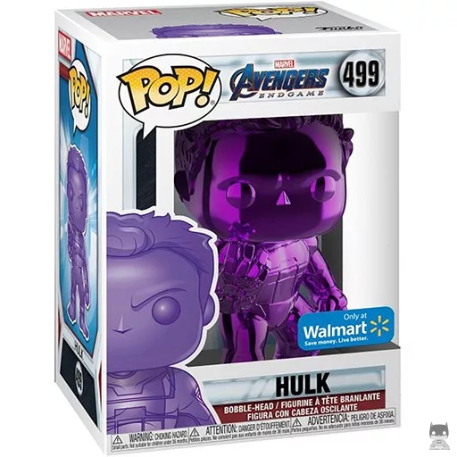 Figura Funko Pop! Hulk (Morado cromado) (Hulk (Bruce Banner))