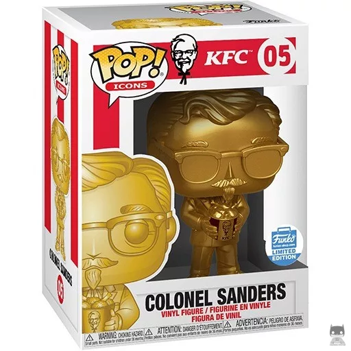 Figura Funko Pop! Coronel Sanders (Dorado) (Ad Icons)