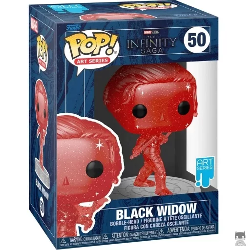 Figura Funko Pop! Viuda Negra (Rojo) (La saga del Infinito)