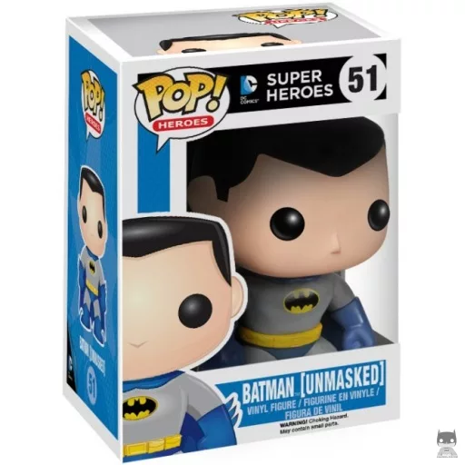 Figura Funko Pop! Batman sin máscara (DC Super Heroes)