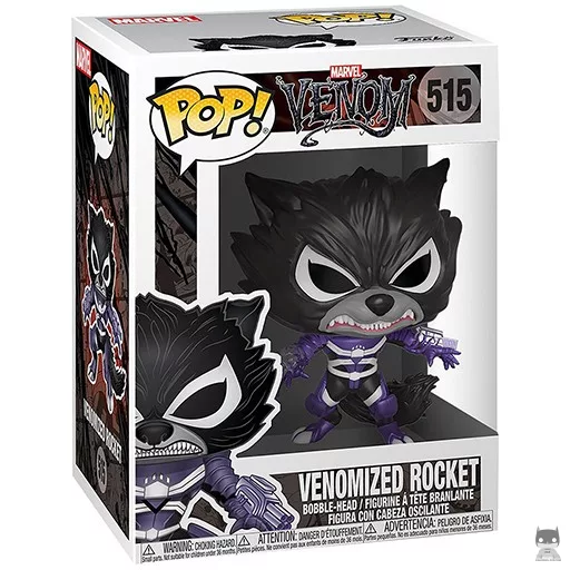 Figura Funko Pop! Rocket venomizado (Rocket Raccoon)