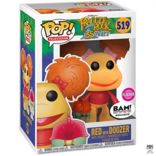 Figura Funko Pop! Red (con Curri) (Flocado) (Fraggle Rock)