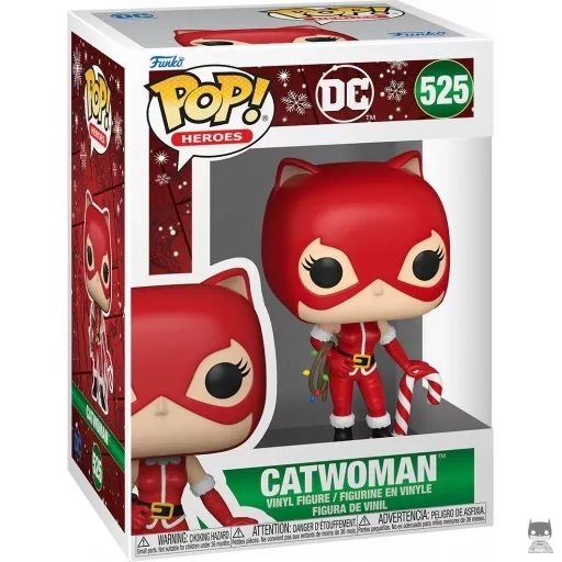 Figura Funko Pop! Catwoman con bastón de caramelo (Navidad) (Catwoman)
