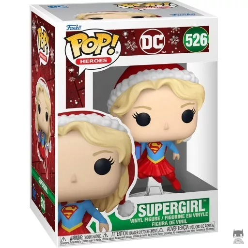 Figura Funko Pop! Supergirl con regalo (Navidad) (DC Super Heroes)