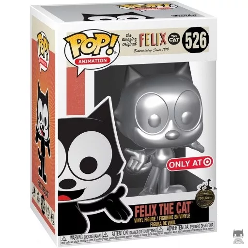 Figura Funko Pop! El gato Félix (Plateado) (El gato Félix)